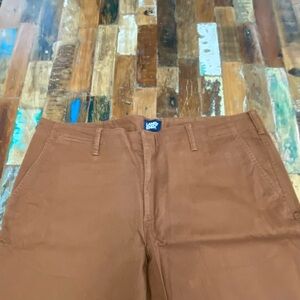 Women’s Plus Size Mid Rise Classic Straight Leg Chino Ankle Pants